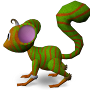 Mossm ORANGE GREEN ZEBRA
