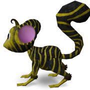 Mossm ZebraLemonBlk Bkgd