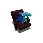 Mossm Father's Day Recliner - Burgundy