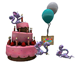 Mossm Birthday Cake