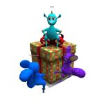 Mossm Holiday Present: Large Stripe