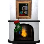 Mossm Holiday Stocking: Green Snow