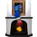 Mossm Holiday Stocking: Red Green Brick